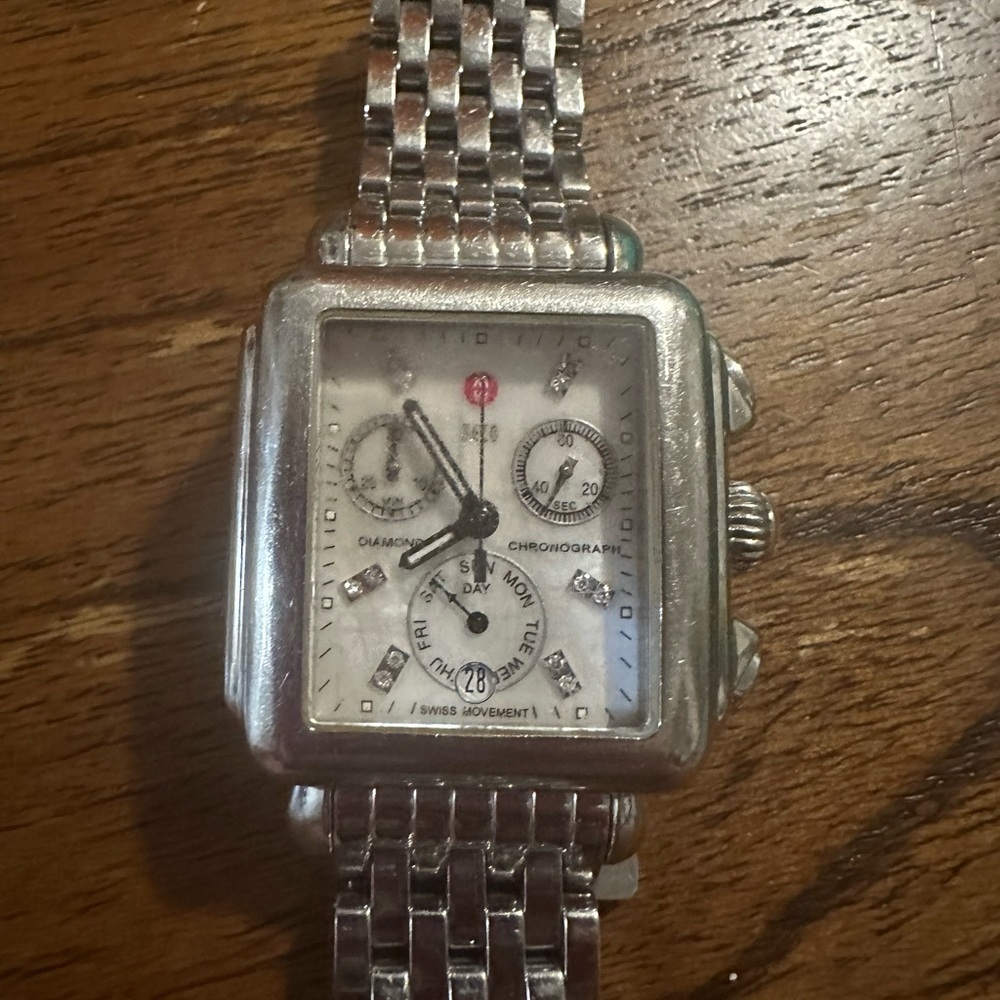 Michele Deco Diamond Watch
